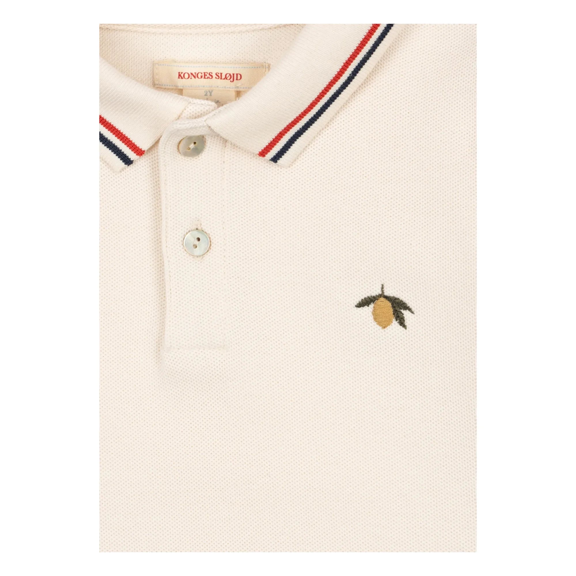 Konges Sløjd - Polo de algodón orgánico Florian | Blanco