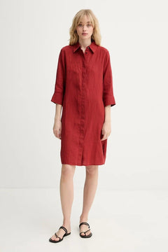 Vestido camisero de lino Marc O'Polo