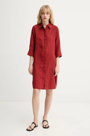 Vestido camisero de lino Marc O'Polo