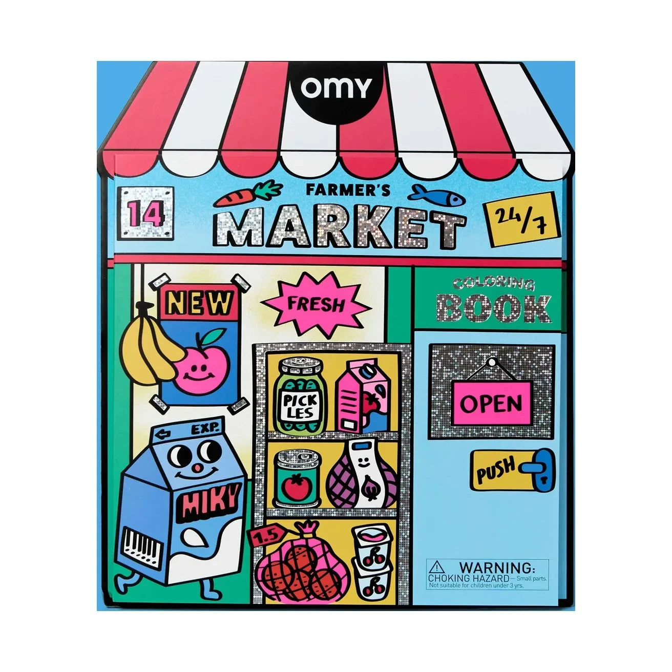 Omy - Libro para colorear Boutique - Mercado de agricultores