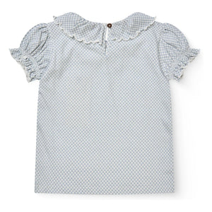 Copenhagen Colors - Blusa de algodón orgánico | Gris azulado