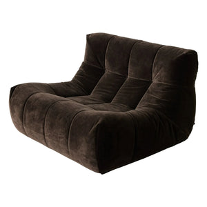 HKliving - Sofá chaiselongue | Marrón