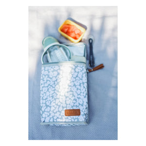 Béaba - Bolsa isotérmica para el almuerzo Cherry Blossom | Gris