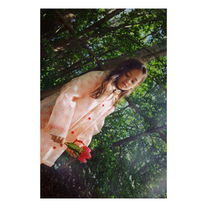 Flöss - Chubasquero Iris Hearts | Rosa Pálido
