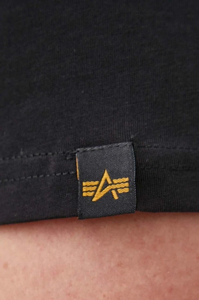 Camiseta de Algodón Estampada Alpha Industries