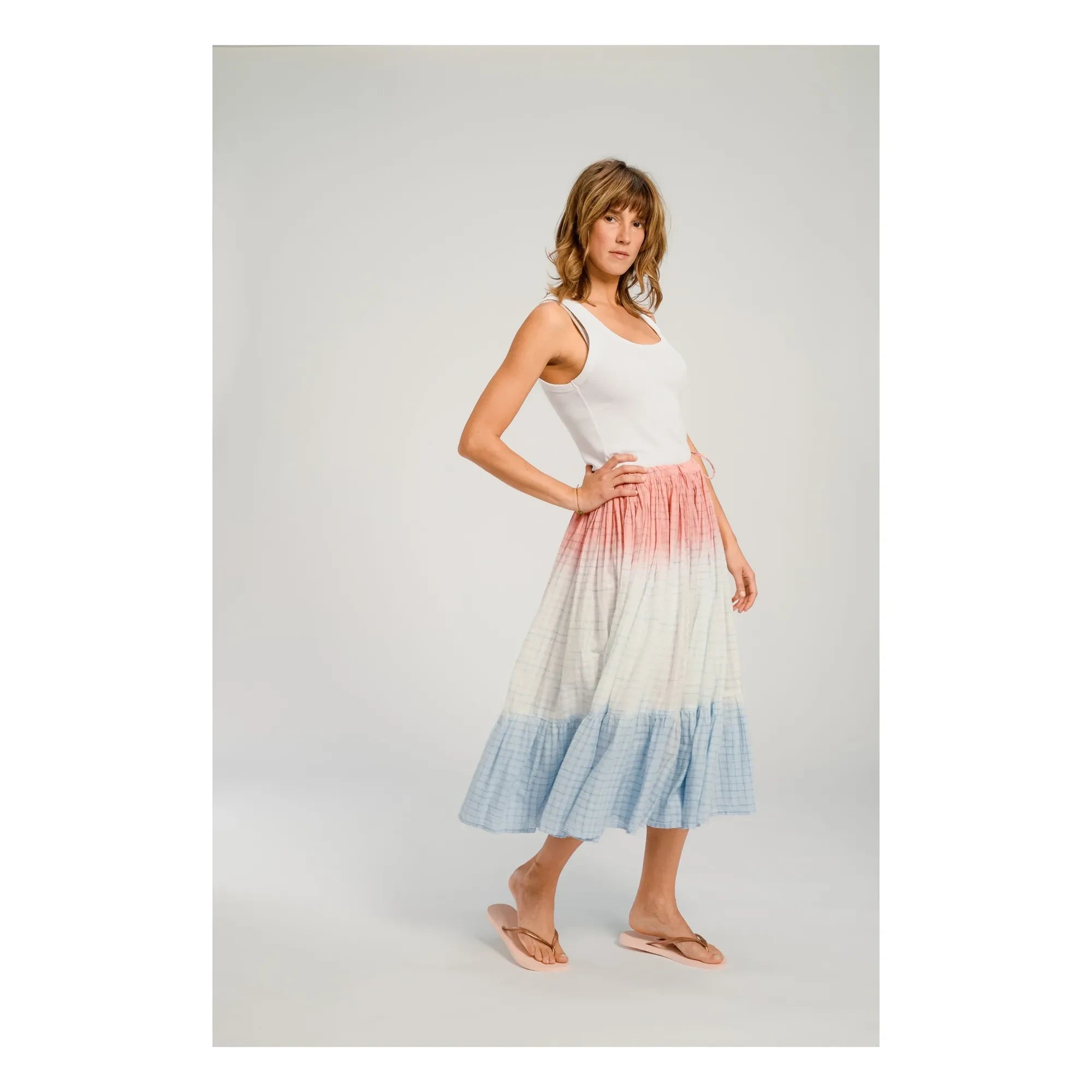 Virginie de Vinster - Falda Himi | Rojo