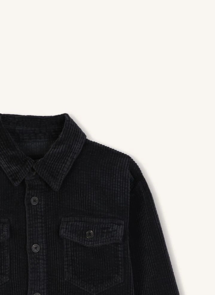 Zadig & Voltaire - Camisa Reo de terciopelo | Gris