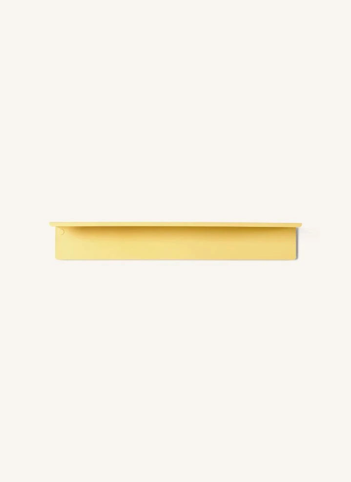 Mustard Made - Estante de metal Ledge | Amarillo pálido