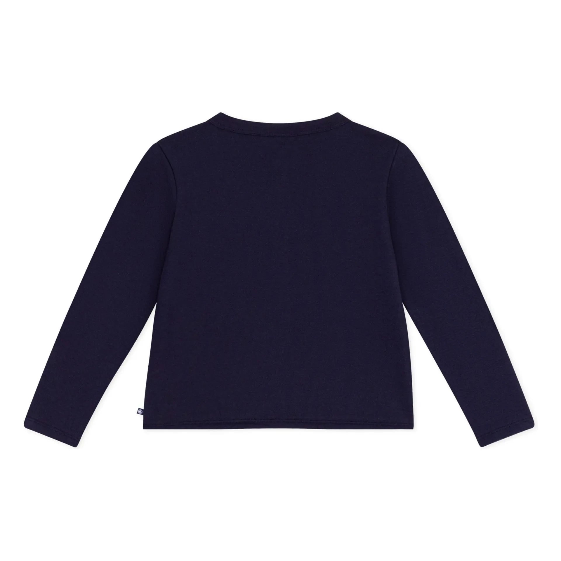 Petit Bateau - Cárdigan liso de felpa | Azul marino