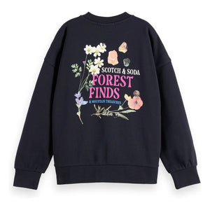Scotch & Soda - Sudadera estampada | Negro
