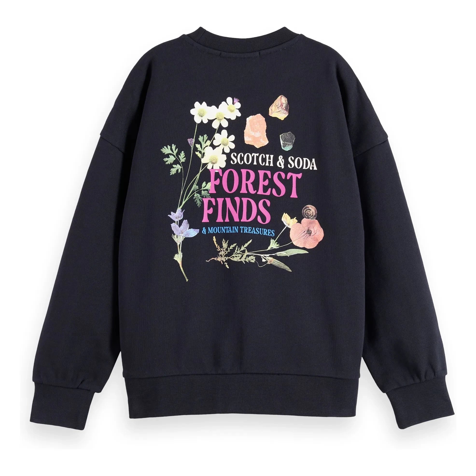 Scotch & Soda - Sudadera estampada | Negro