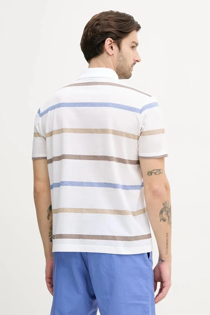 Camiseta de Algodón con Cuello Paul&Shark