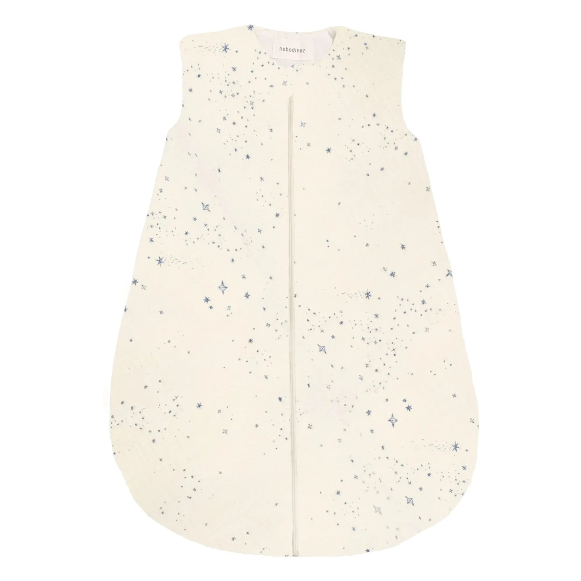 Nobodinoz - Saco de dormir de temporada Fluffy Wabi Sabi Milky Way | Azul