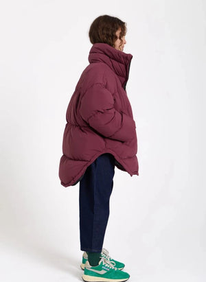 Finger in the nose - Chaqueta acolchada con relleno Snowbag | Aubergine