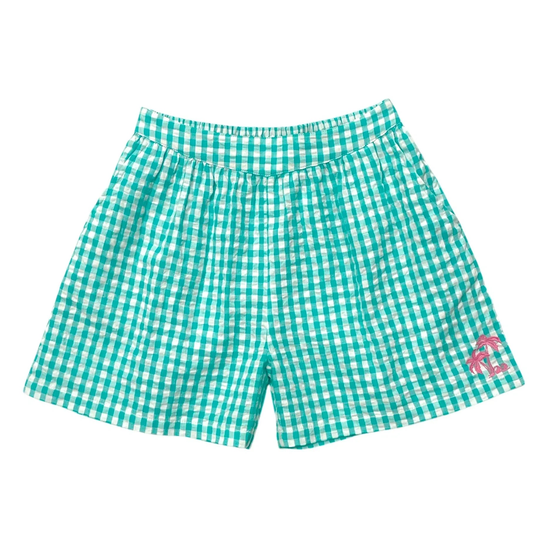 Sunchild - Pantalón corto Tomas Vichy | Turquesa