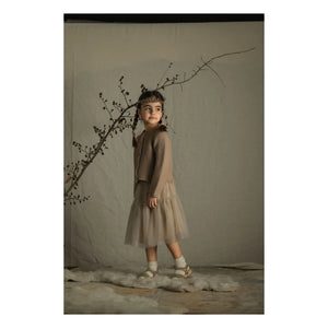 Babe & Tess - Falda tutú color beige para fiesta