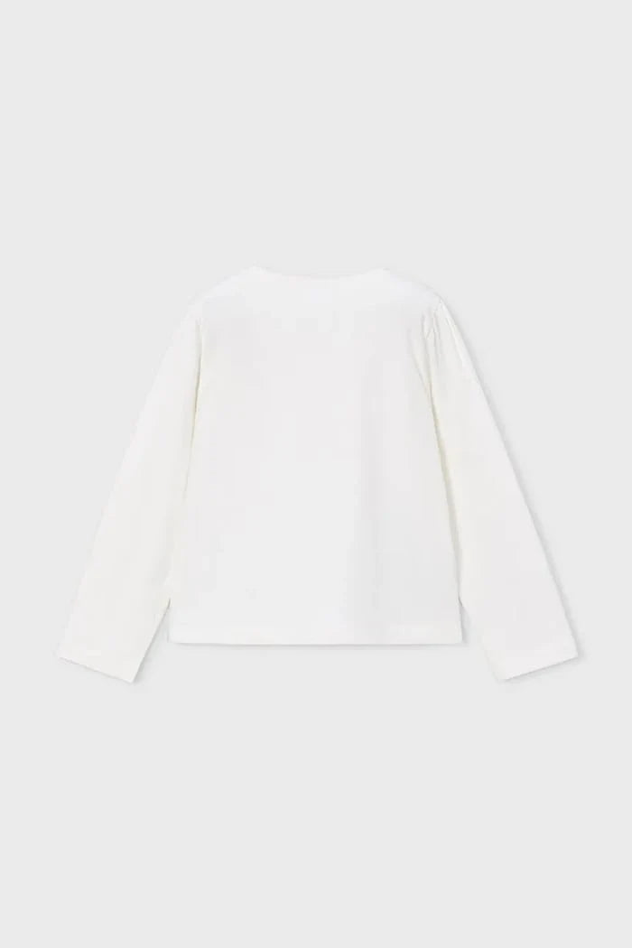 Blusa de manga larga de algodón para niños Mayoral