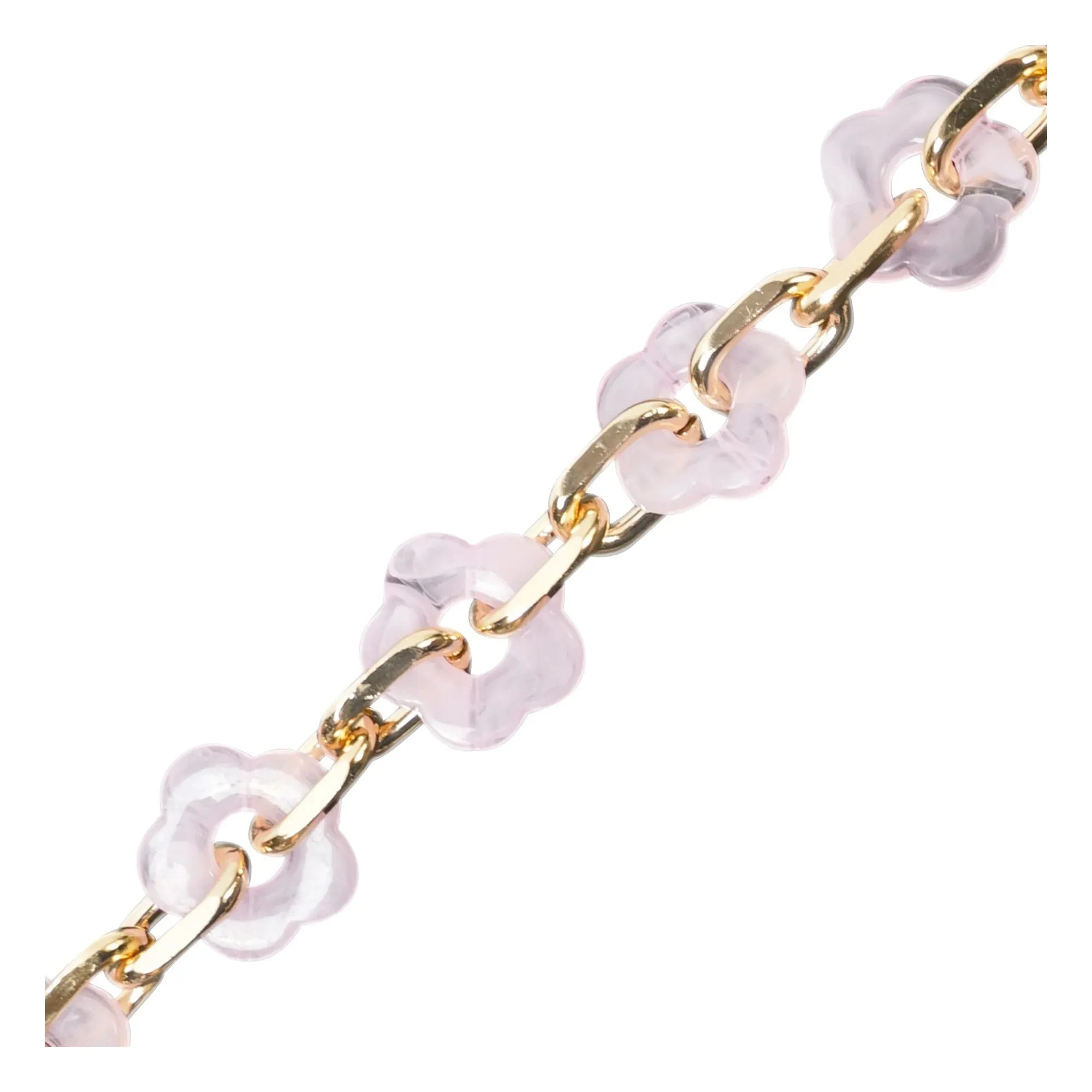 LaCoqueFrançaise - Cassy Cadena Larga Flores 120 cm | Rosa