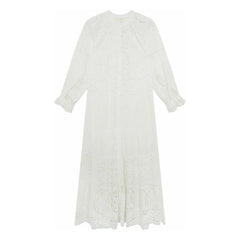 Maison Hotel - Vestido Canterbury Patch Lilibet | Blanco
