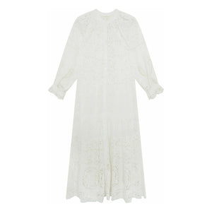 Maison Hotel - Vestido Canterbury Patch Lilibet | Blanco