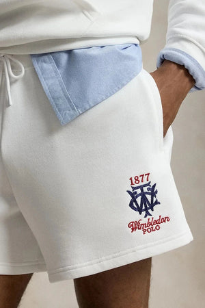 Pantalón corto de chándal de algodón para hombre Polo Ralph Lauren Wimbledon