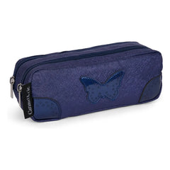 Caramel & Cie - Estuche doble Oxford | Azul
