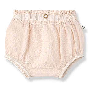 1+ in the family - Conjunto de blusa y braguita Apolonia Seersucker | Beige rosa