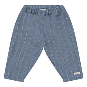 Donsje - Pantalones a rayas Mink | Denim azul