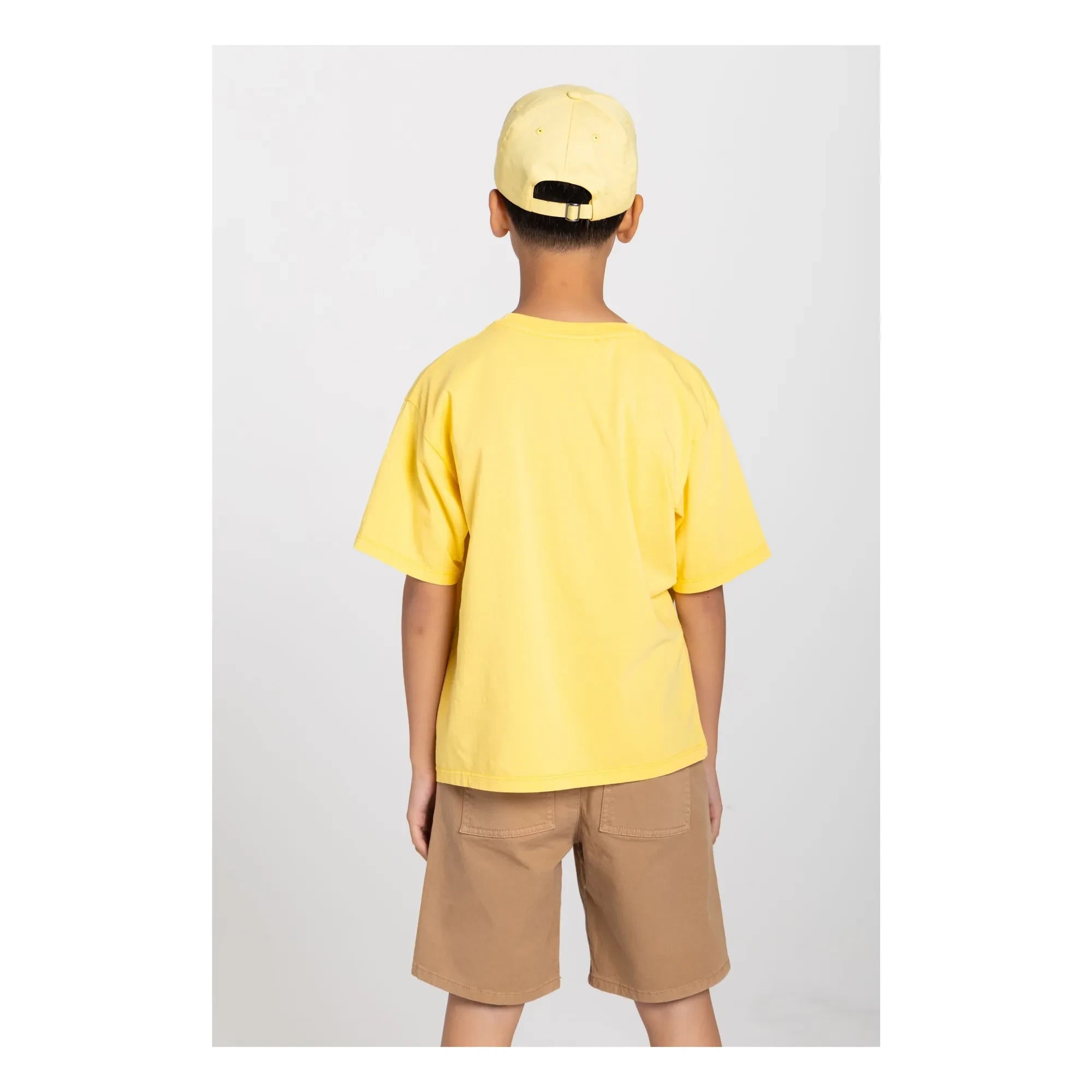 Smallable Kid - Camiseta Nils de algodón orgánico | Amarillo flúor