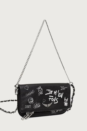 Bolso bandolera de piel para mujer