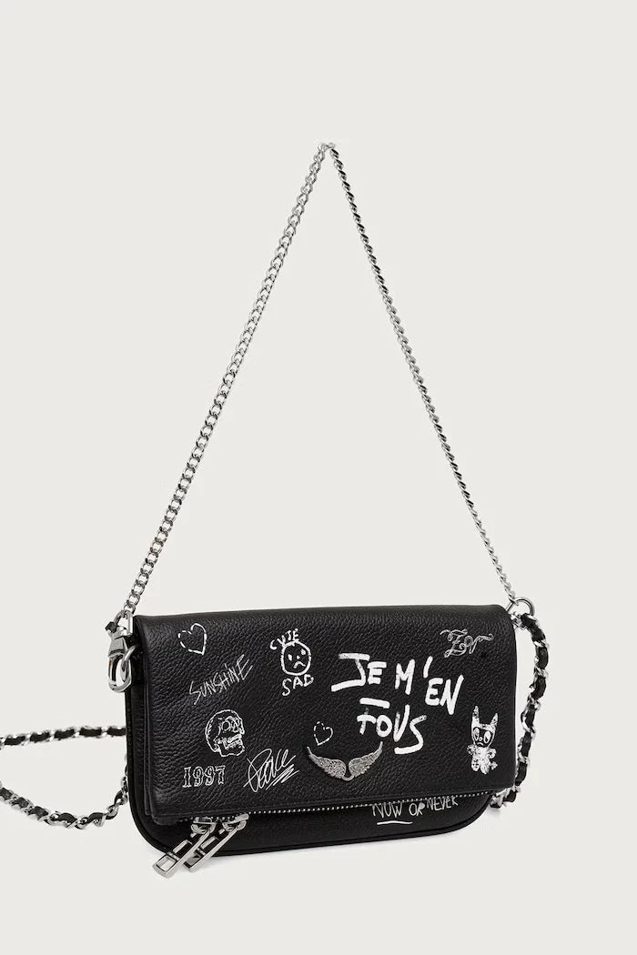 Bolso bandolera de piel para mujer