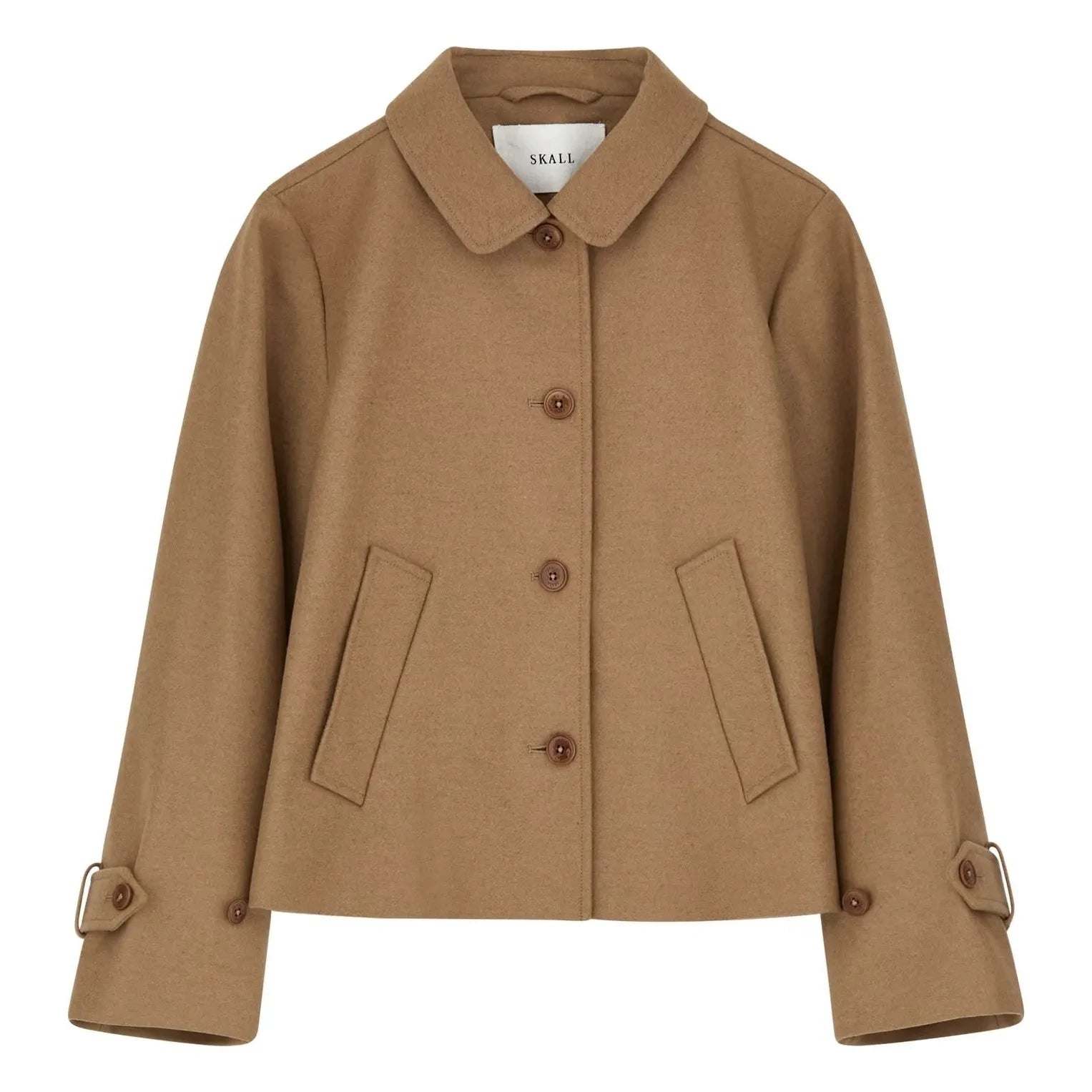 Skall Studio - Chaqueta de lana reciclada Ally | Camel