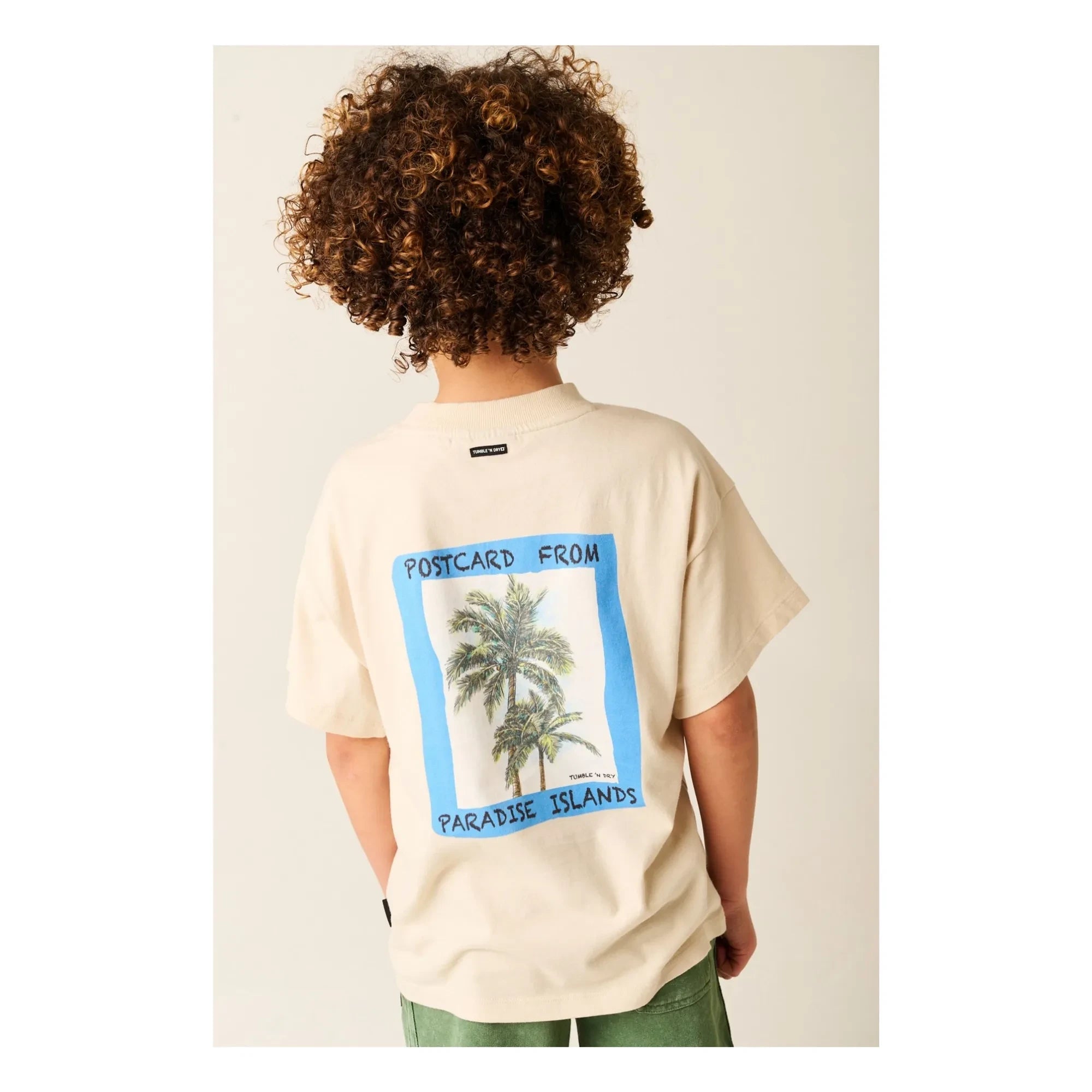 Tumble N'Dry - Camiseta Oversize Paradise Islands Algodón orgánico | Crudo