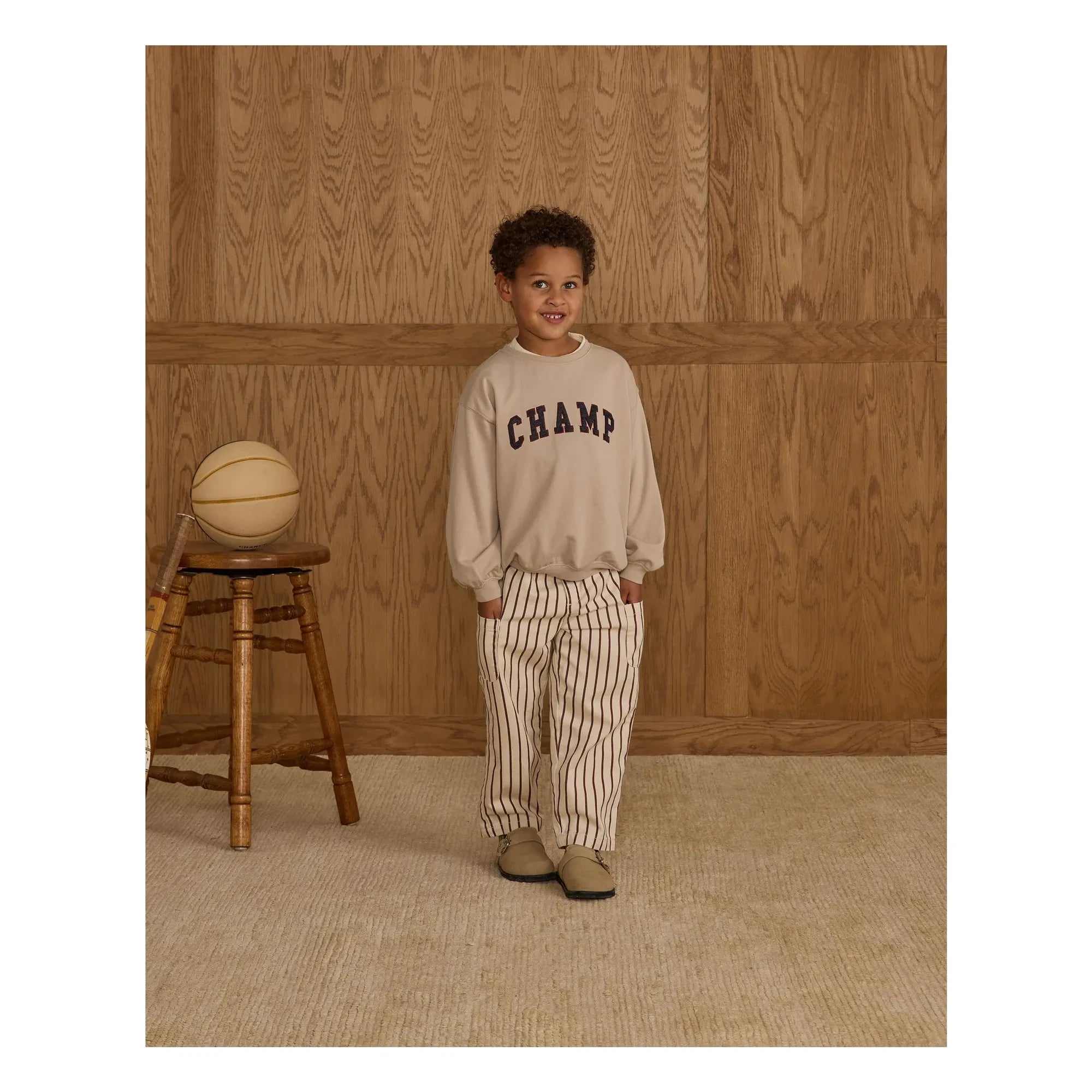 Rylee + Cru - Sudadera Champ Mini | Piedra
