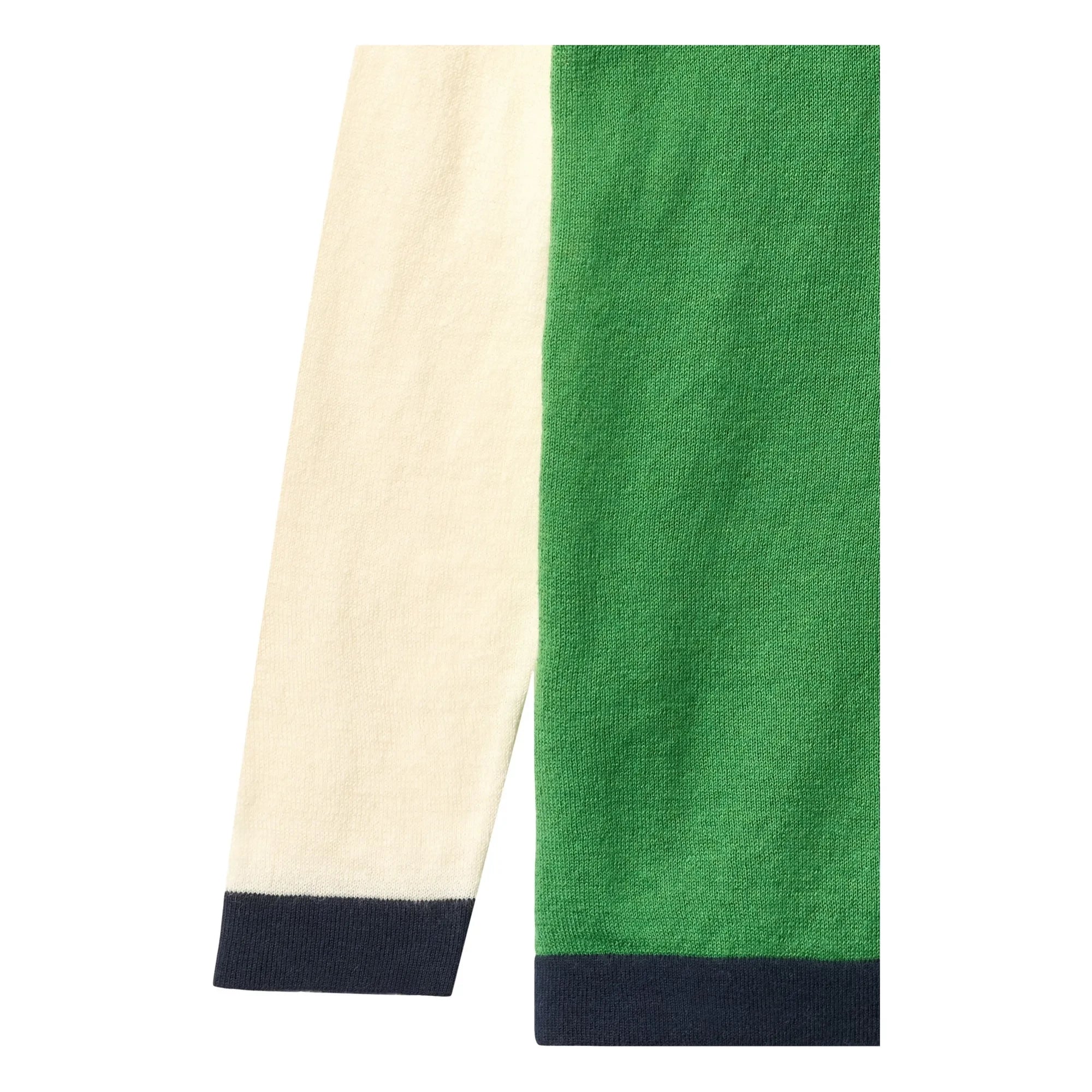 Copenhagen Colors - Camiseta de bloques de color de punto de algodón orgánico | Verde