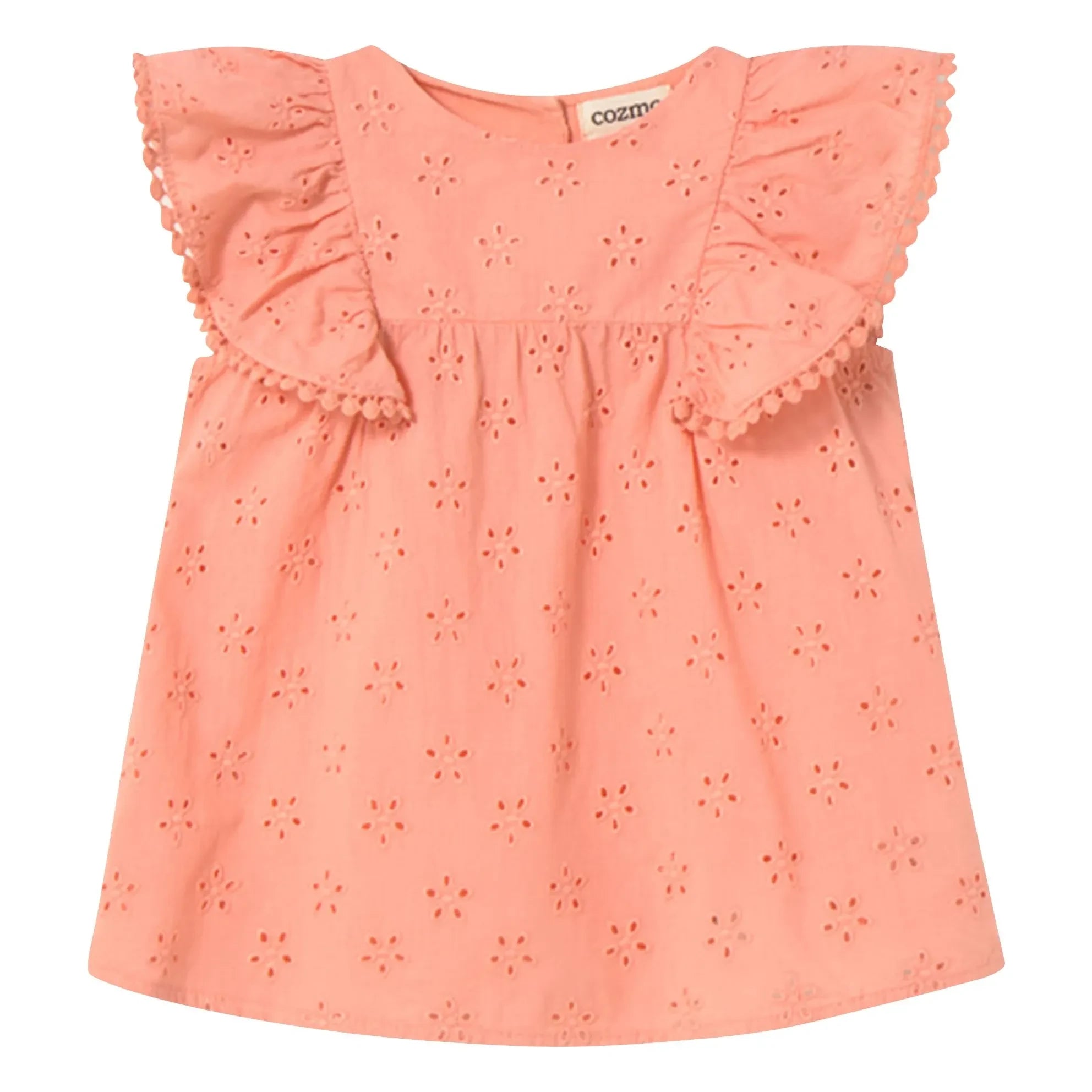 Cozmo - Vestido bordado Sohpia | Coral