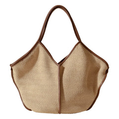 Hereu - Bolso suave de rafia Calella | Beige