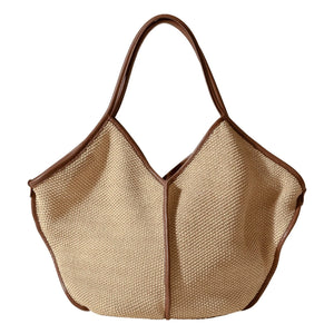 Hereu - Bolso suave de rafia Calella | Beige