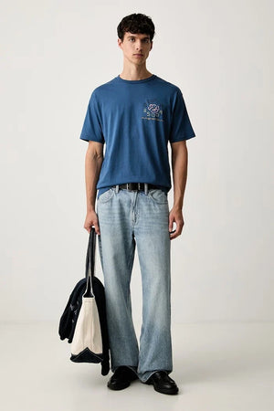 Camiseta de algodón para hombre Scotch & Soda
