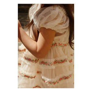 Konges Sløjd - Vestido de tul Joelle | Crema