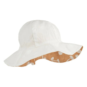 Gorro Amelia de algodón orgánico de doble cara de Liewood | Albaricoque
