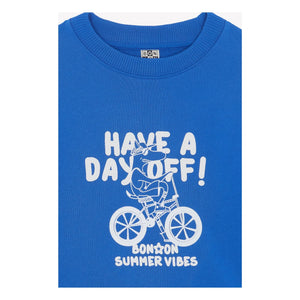 Bonton - Sudadera Lame Day Off | Azul real