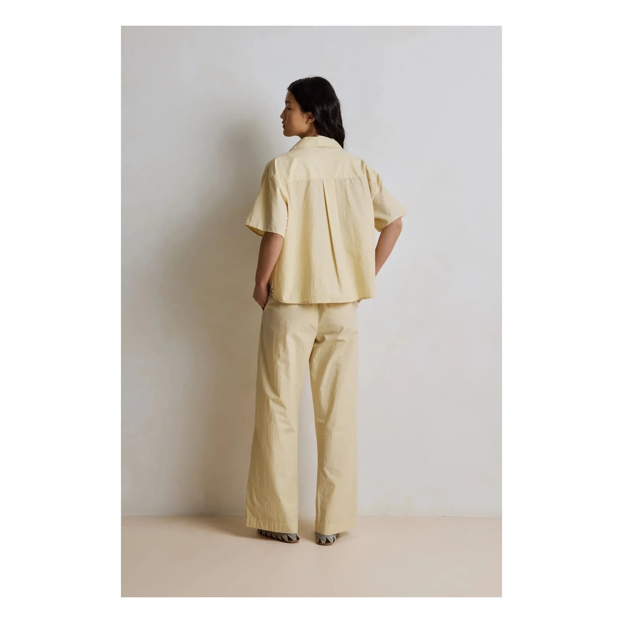 Hod - Poppy Pantalones de Algodón | Champán