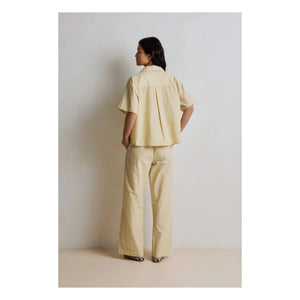 Hod - Poppy Pantalones de Algodón | Champán