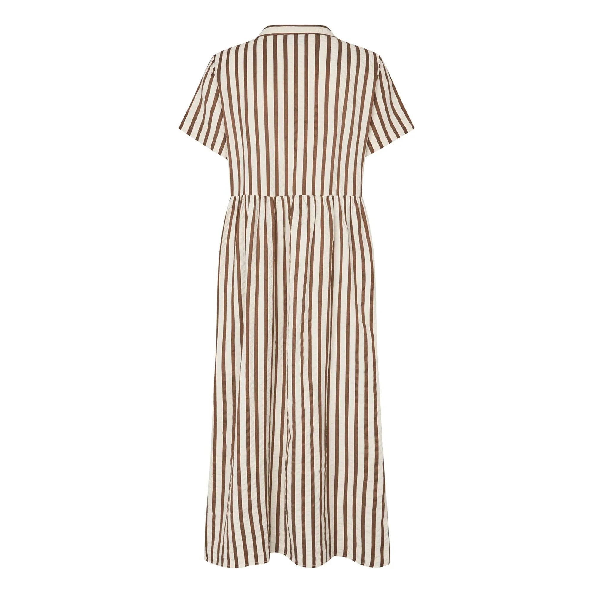 Lollys Laundry - Vestido Aliya Algodón | Moca