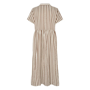 Lollys Laundry - Vestido Aliya Algodón | Moca