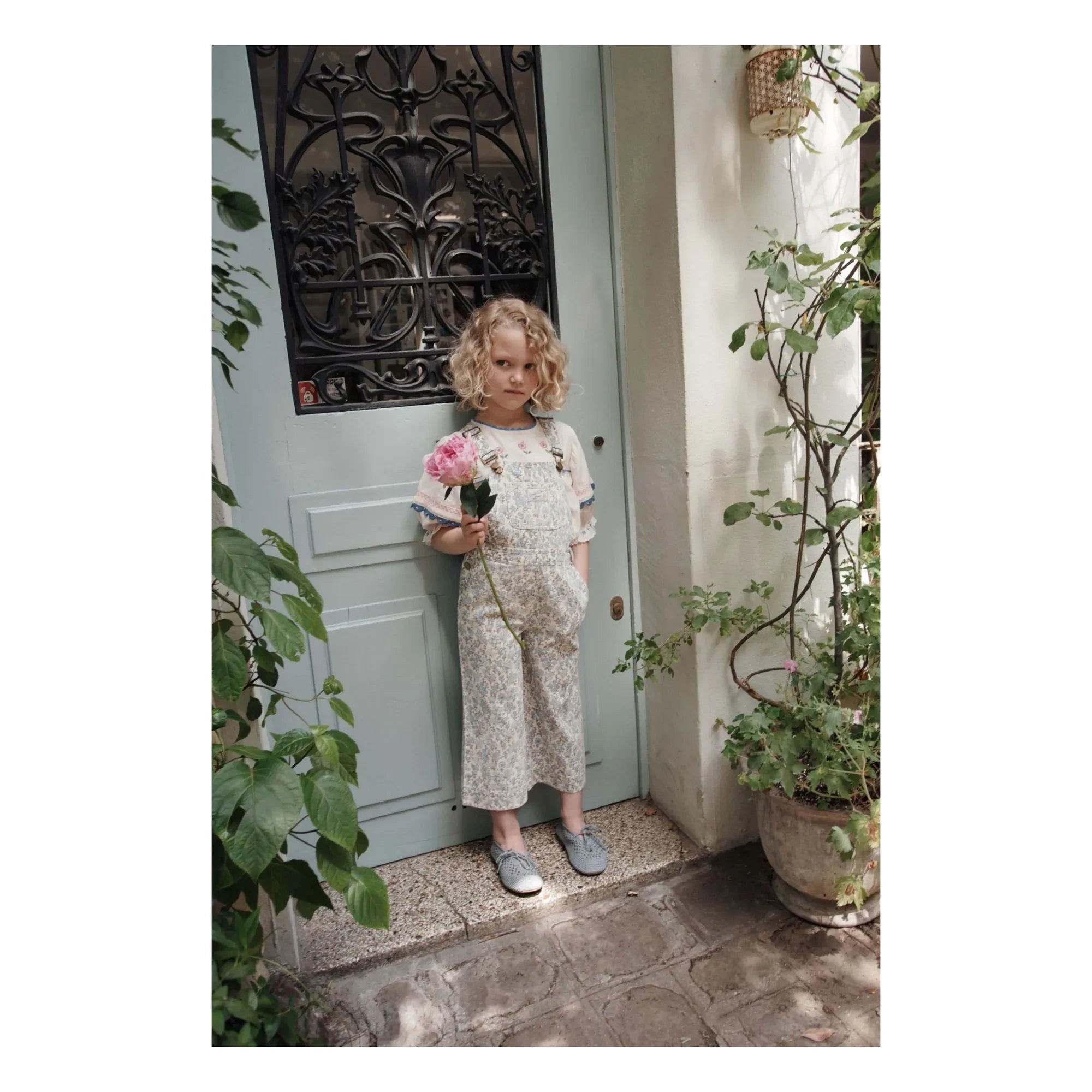 Emile et Ida - Peto con estampado floral | Crema