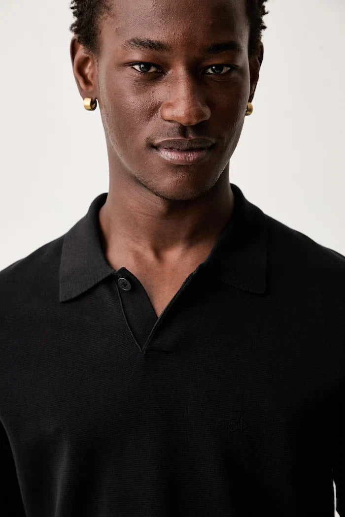 Polo de algodón con cuello para hombre Marc O'Polo
