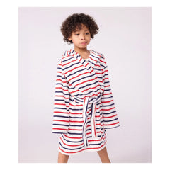 Petit Bateau - Albornoz a rayas | Blanco
