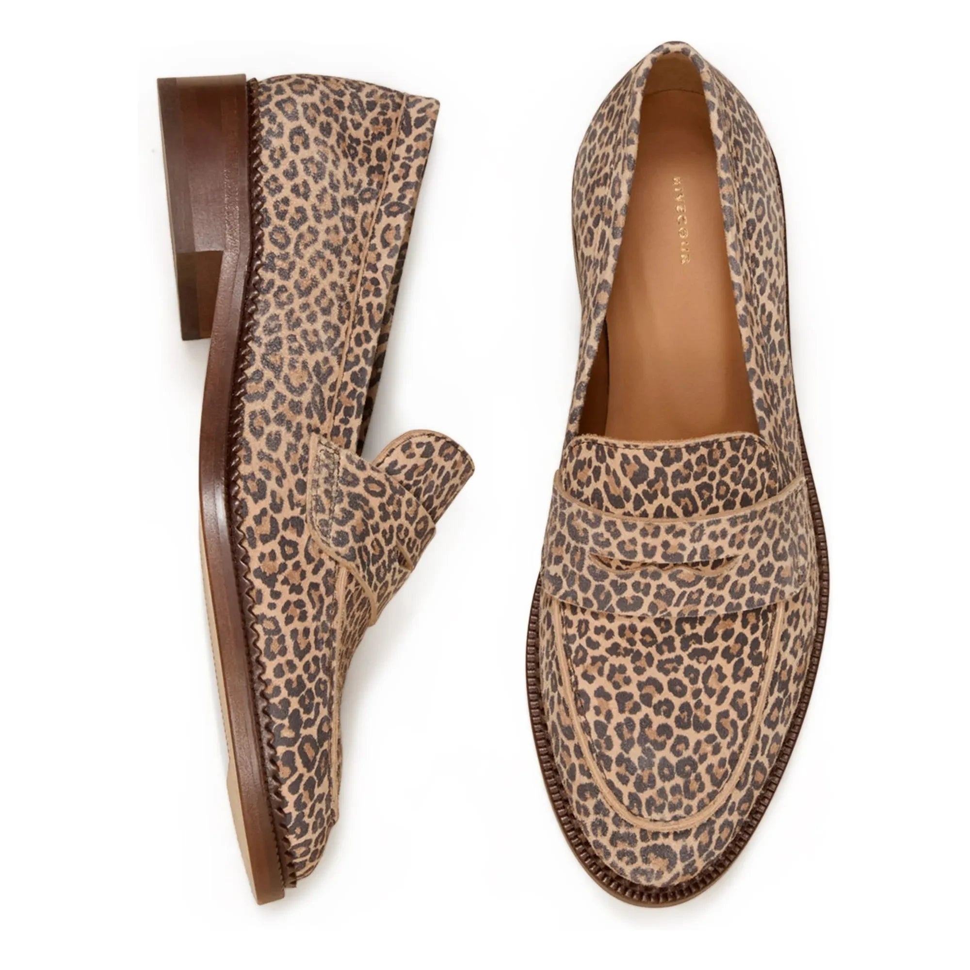 Rivecour - Mocasín nº 82 Piel estampada | Leopardo
